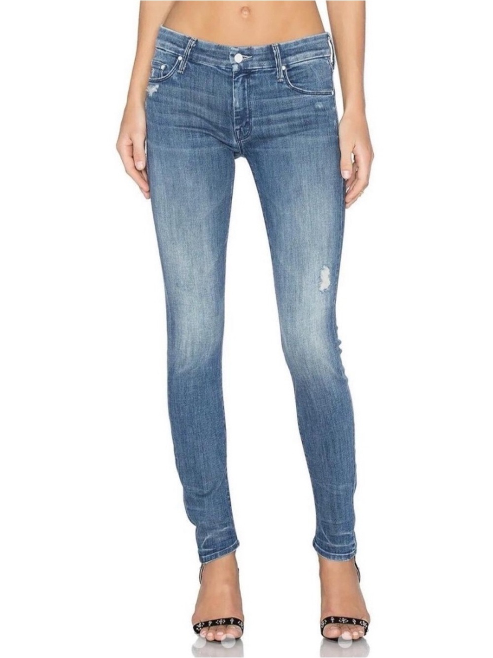 MOTHER The Looker Jeans Graffiti Girl Size 26